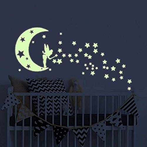 Moon glow the dark wall - dark,