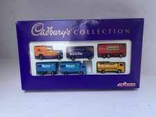 Vintage Cadbury’s Chocolate Trucks Models: Crunchie, Roses, Dairy Milk, Caramel