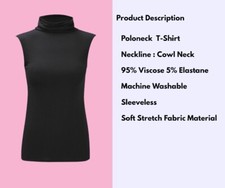 WOMEN LADIES SLEEVELESS POLO