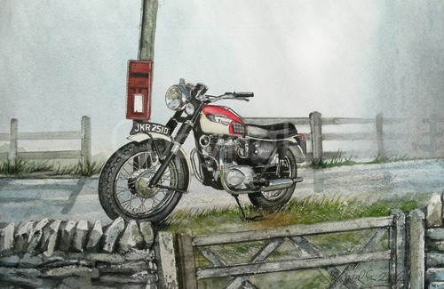 1960 triumph tiger 100 - triumph,