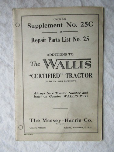 1940 massey harris wallis - 1940,