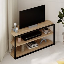 Echo Corner TV Stand Metal Frame 12-35” Open Storage Unit – 3 Colour Options