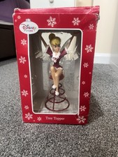 Rare Disney Tinkerbell Xmas Tree Topper