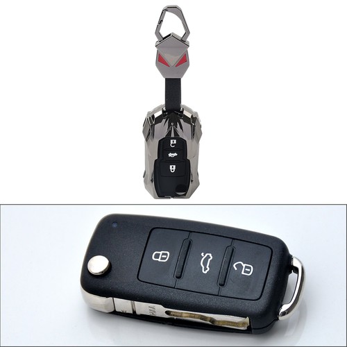 Black button car - black, key