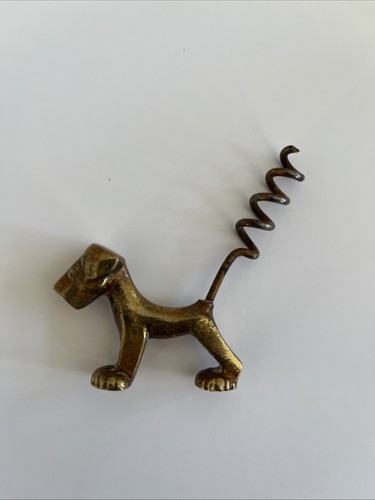 Vintage brass scottish terrier - brass,
