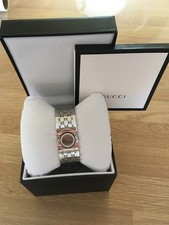 GUCCI GENUINE LADIES DIAMOND TWIRL WATCH  MODEL 112 BOXED