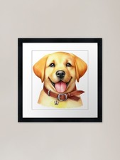 Yellow Labrador Framed Art