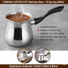 Turkish coffee pot - pot, stainless