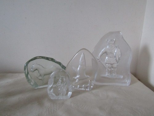 Collection glass ornaments - 4,