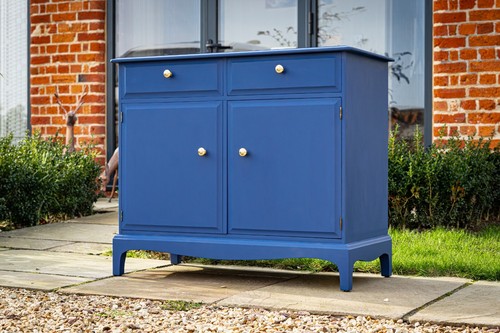 Lovely upcycled blue sideboard - upcycled,