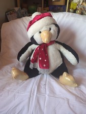 Large Christmas Penguin Plush Approx 45cm Tesco Chilly and Friends Soft Toy
