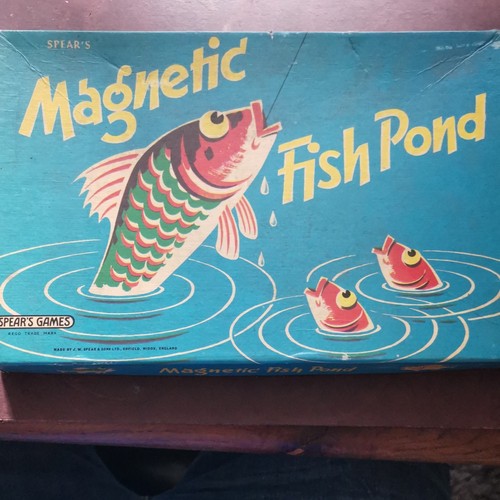 Vintage magnetic fish pond - vintage,