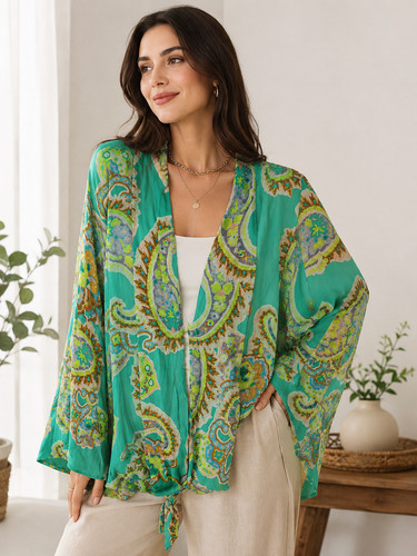 Zara printed blouse dress bow - zara,
