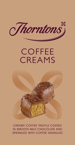Thrntons coffee creams milk - coffee,