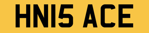 Number plate private - hn,