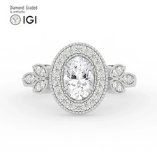 Oval Diamond Engagement Ring