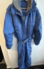 Killy Womens Blue One Piece Skisuit Size 14 Excellent Condition As Worn 3 Times