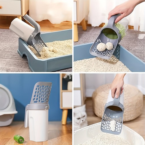 Cat litter scoop - cat, bag