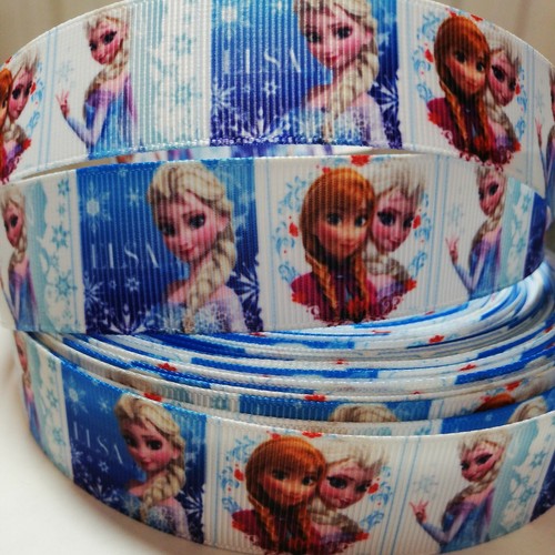 Frozen grosgrain ribbon - grosgrain, 1"