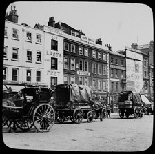 THE OLD BELL HOTEL & TAVERN HOLBORN LONDON C1890 OLD PHOTO Magic Lantern Slide