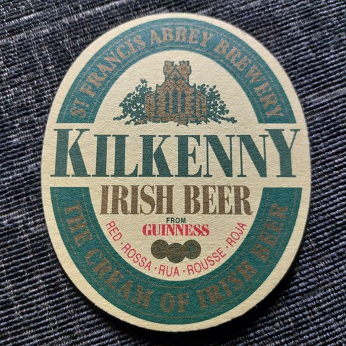 Guinness beer mat cat - beer,
