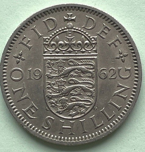 English shilling coins - shilling,