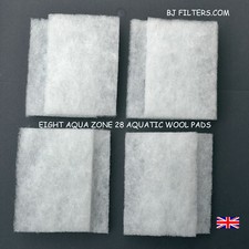 8 X AQUATIC WOOL CUT TO SIZE