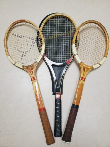 Vintage dunlop wooden tennis - wooden,