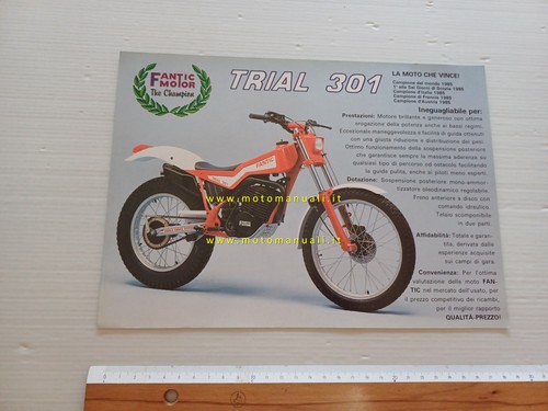 1985 fantic trial 301 original - 1985,