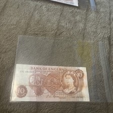 UK Banknote 10 Shillings Bank