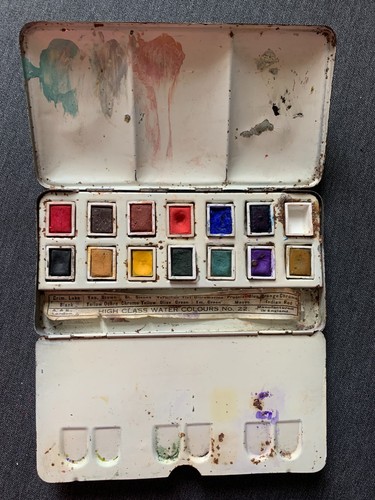 Vintage hoghart watercolour - hoghart,