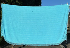 Vintage Blue Fringed