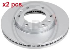 X2 PCS FRONT BRAKE DISC ROTOS