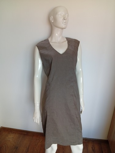Sarah pacini sleeveless - pacini, brown
