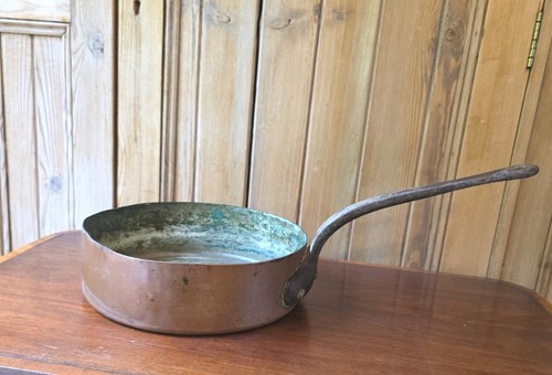 Antique french sauté pan - pan., 24