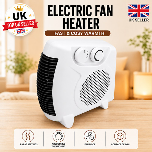 Portable electric fan - fan, heater