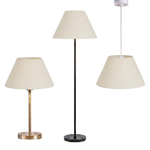 Cotton coolie lampshade - coolie,