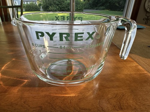 Rare glass vintage pyrex cup - glass, 8