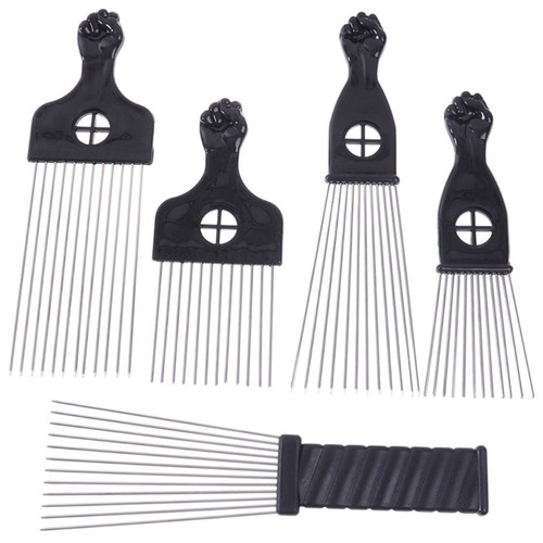 Afro metal comb wide - metal,