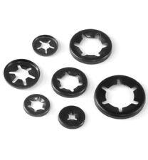 Starlock Washers Shaft Retaining Push On Speed Clips Axle 3-12mm Spring Steel