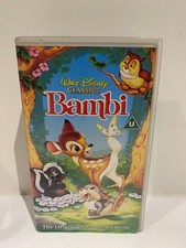 Bambi Walt Disney Classics Vintage VHS Tape
