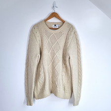 Topman Fisherman Jumper Cream