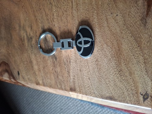 Double sided toyota - sided, keyring
