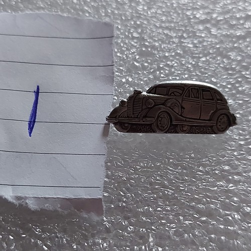 Vintage car metal pin lapel - vintage,