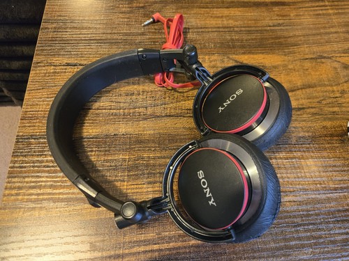 Sony mdr v55 black and - sony, red