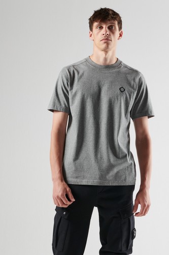 Strum icon tee grey marl - ss,