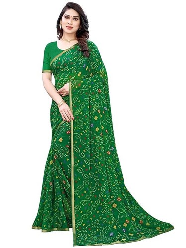 Women georgette bandhani - georgette,
