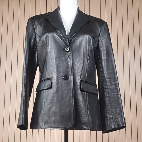 Nicole farhi black leather - nicole,