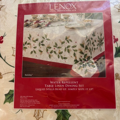 Lenox holiday tablecloth - lenox,