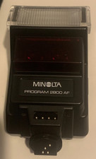 Minolta Program 2800 AF Flash for Minolta 7000/9000 Cameras includes case